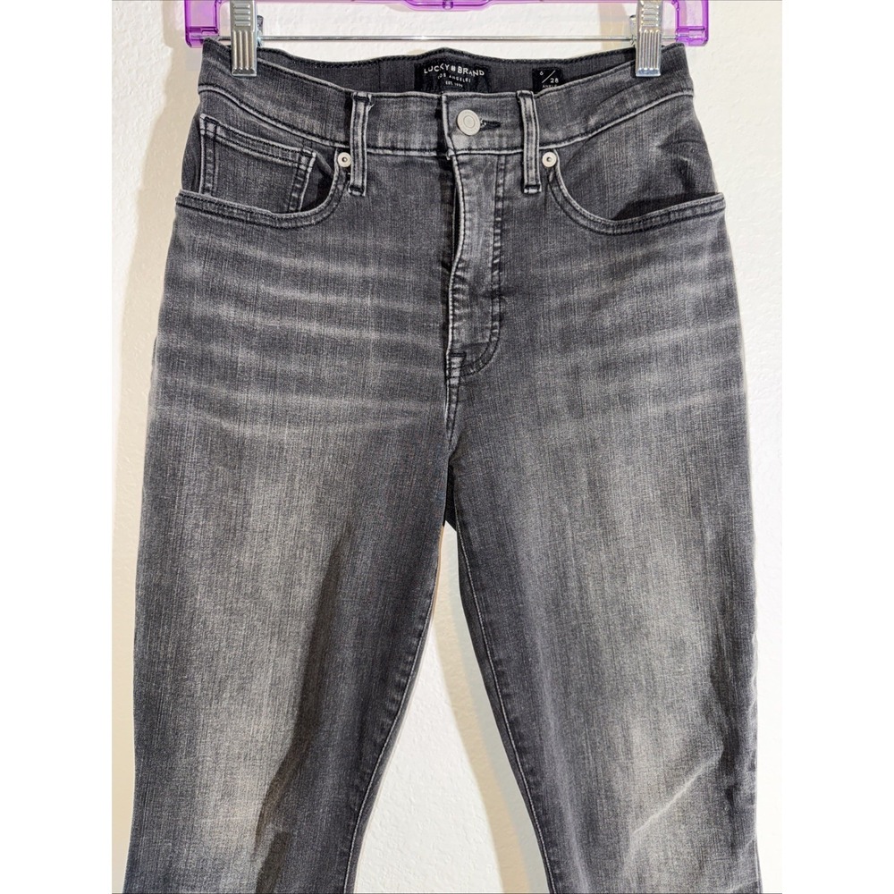 Lucky Brand Jeans Women's Size‎ 6/28 Black High Rise Skinny Bridgette Goth